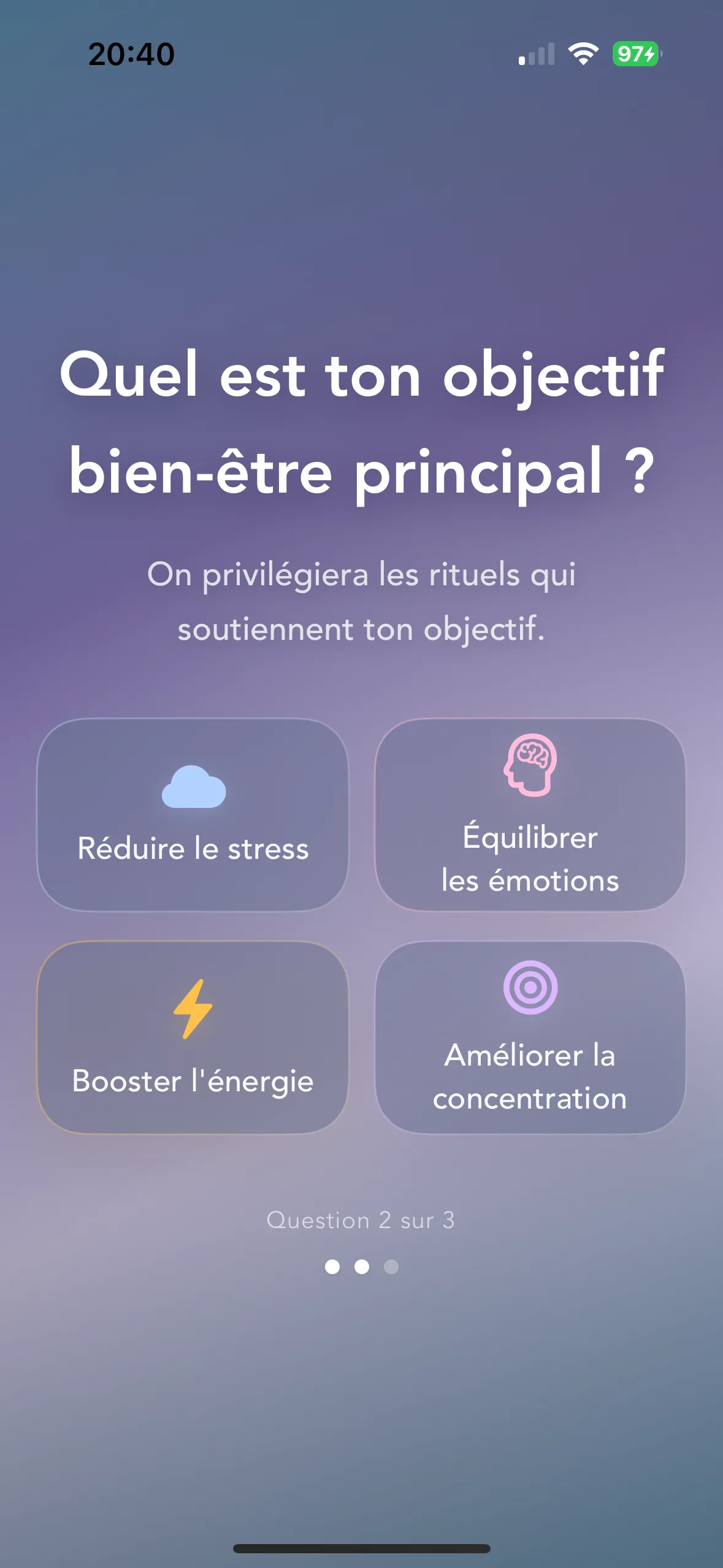 Pars de ton état du jour