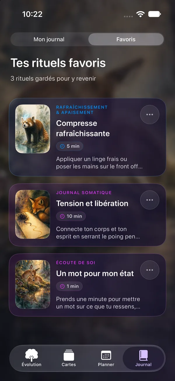 Rituels favoris
